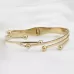 Gold Plated Stainless Steel Anti-Tarnish Cuff Bangle