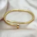 Gold Plated Stainless Steel Anti-Tarnish Nail Bracelet