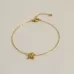Gold Plated Stainless Steel Anti-Tarnish Charm Bracelet