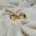 Gold Plated Stainless Steel Anti-Tarnish Knot Twist Stud Earring