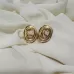 Gold Plated Stainless Steel Anti-Tarnish Oval Stud Earring