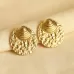 Gold Plated Stainless Steel Anti-Tarnish Charm Earrings