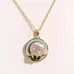 Gold Plated Stainless Steel Anti-Tarnish Vintage Necklace